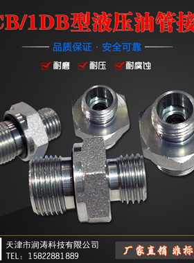 依顿永华派克替换高压油管公英制液压卡套接头油管接头1CB1DB -RN