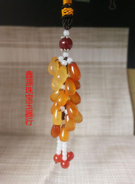 车内吊饰出入平安符玛瑙悬挂式