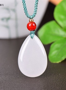 男女款金丝玉水滴吊坠