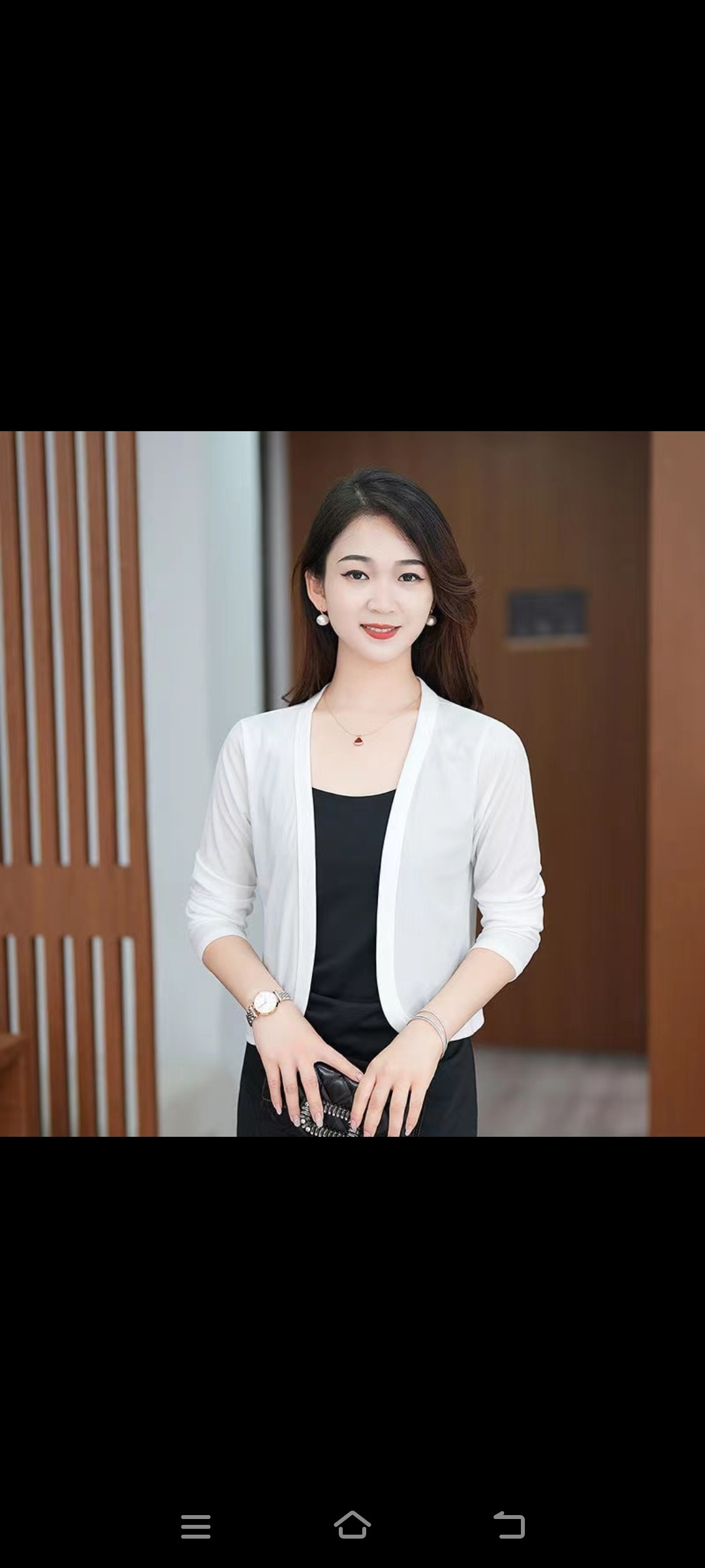 女士长袖针织衫短款小外套秋装裙子小披肩小外搭开衫薄款冰丝上衣