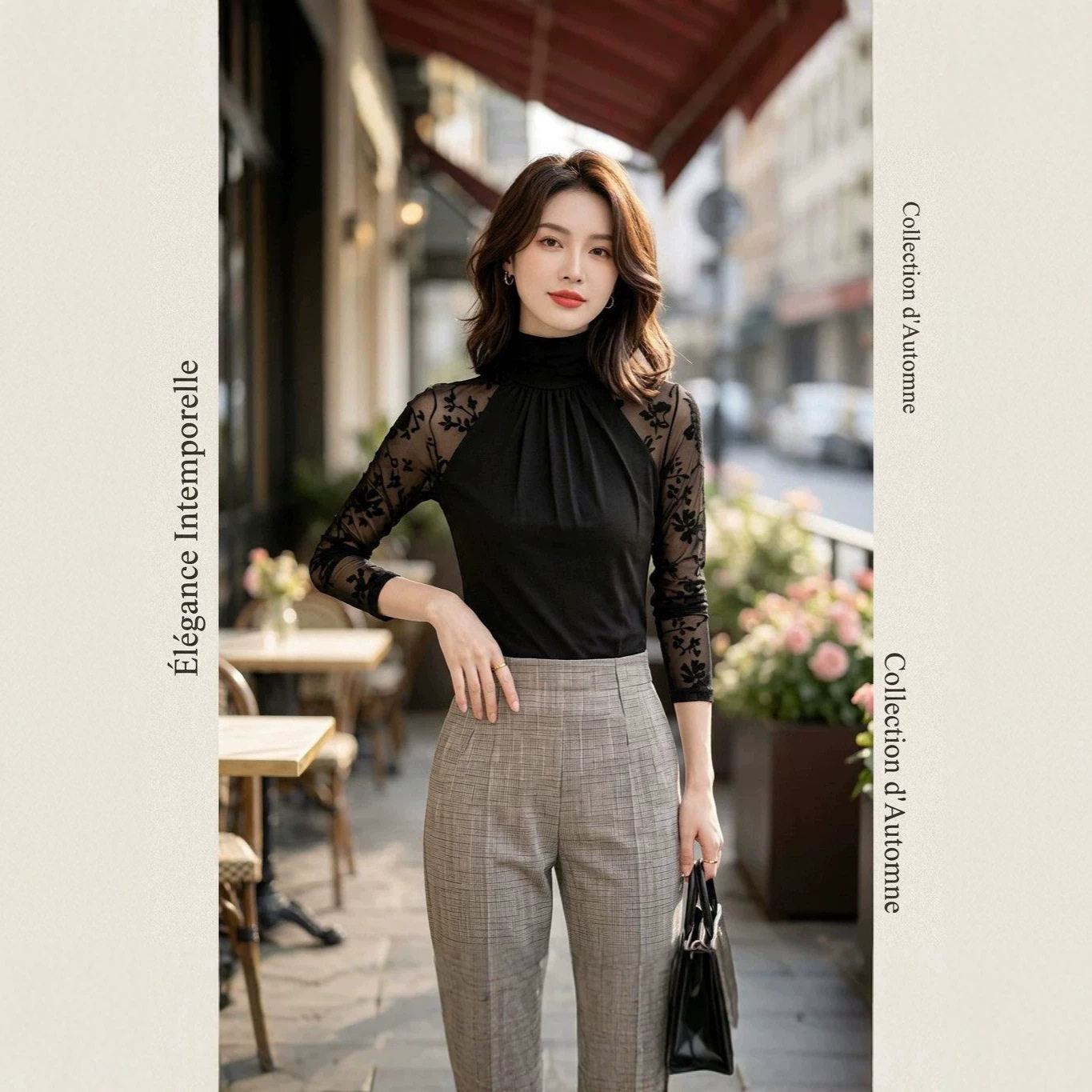 高端网纱打底衫t恤女2026新款显瘦遮肉半高领拉丁舞蹈上衣高级感
