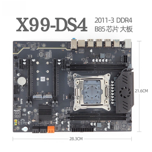 X99-DS4 主板台式机ECC服务器DDR4 X99 E5 2696V4 2011-3 V3