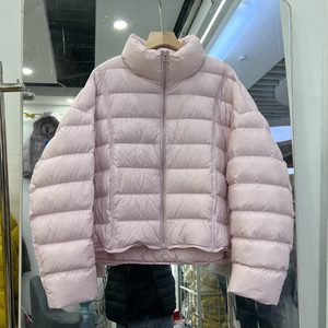 泡芙立领龟背排骨羽绒服女短外套