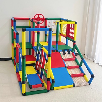 艾亚攀爬架室内婴幼儿爬梯管道儿童房宝宝小型家庭多功能感统组合