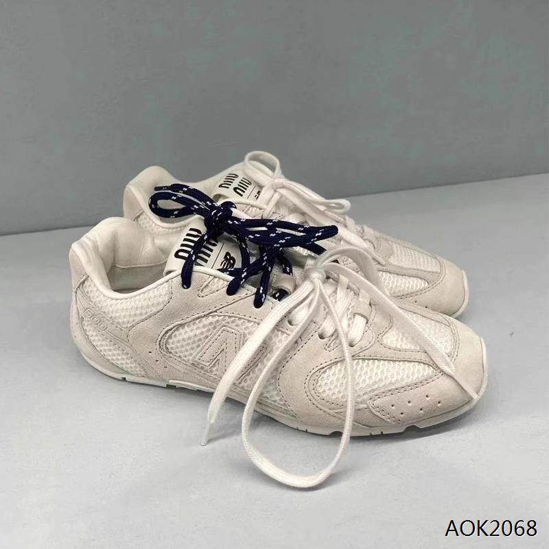 现货高定！法国巴黎平底德训鞋女拼色网面透气运动跑步阿甘鞋时尚