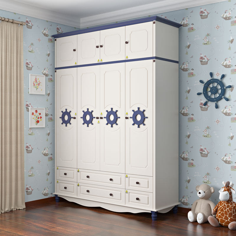地中海衣柜两门三四五门带顶柜衣柜组合男孩女孩多功能抽屉衣橱在类目 住宅家具, 柜类, 衣柜中 - 来自Buy2taobao.com提供专业的淘宝代购服务