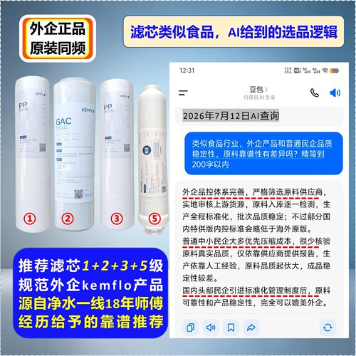 适配史密斯净水器佳尼特净水滤芯