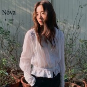 复杂工艺 LILUSHOP 女 工厂看了摇头 苎麻长袖 精致蕾丝白色衬衫