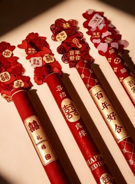 礼花筒花瓣雨结婚礼炮喷花筒专用手持彩带婚礼礼花礼宾花婚庆用品