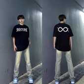 潮牌宽松半截袖 t恤男夏季 体恤 嘻哈高街痞帅短袖 重磅100%纯棉美式