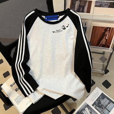 纯棉长袖t恤2025新款男生秋冬季