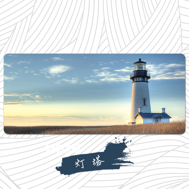 定制ins文艺小清新猫咪可爱女生火烈鸟植物超大防水鼠标垫包邮桌