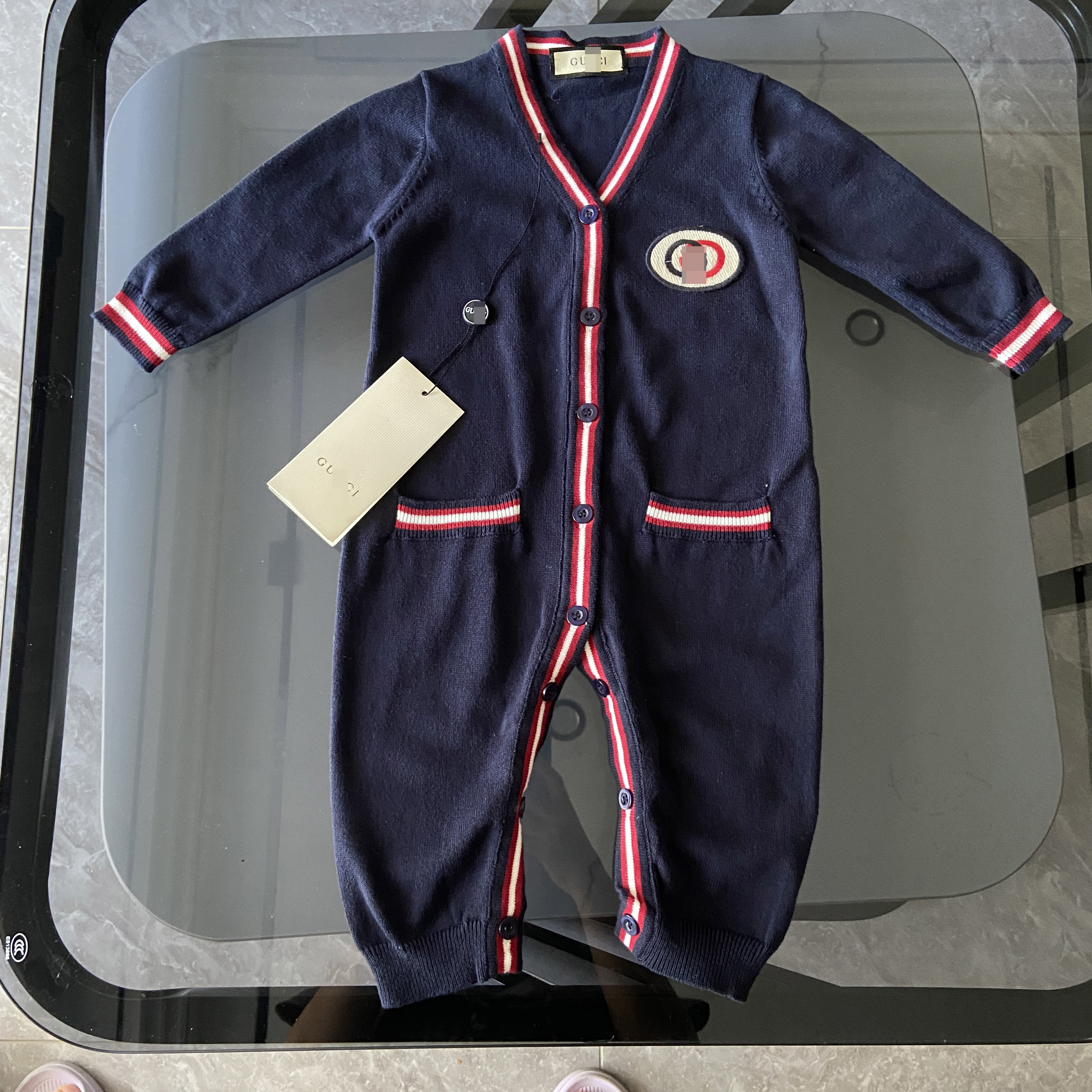 婴幼儿连体服冬季宝宝舒适针织衫