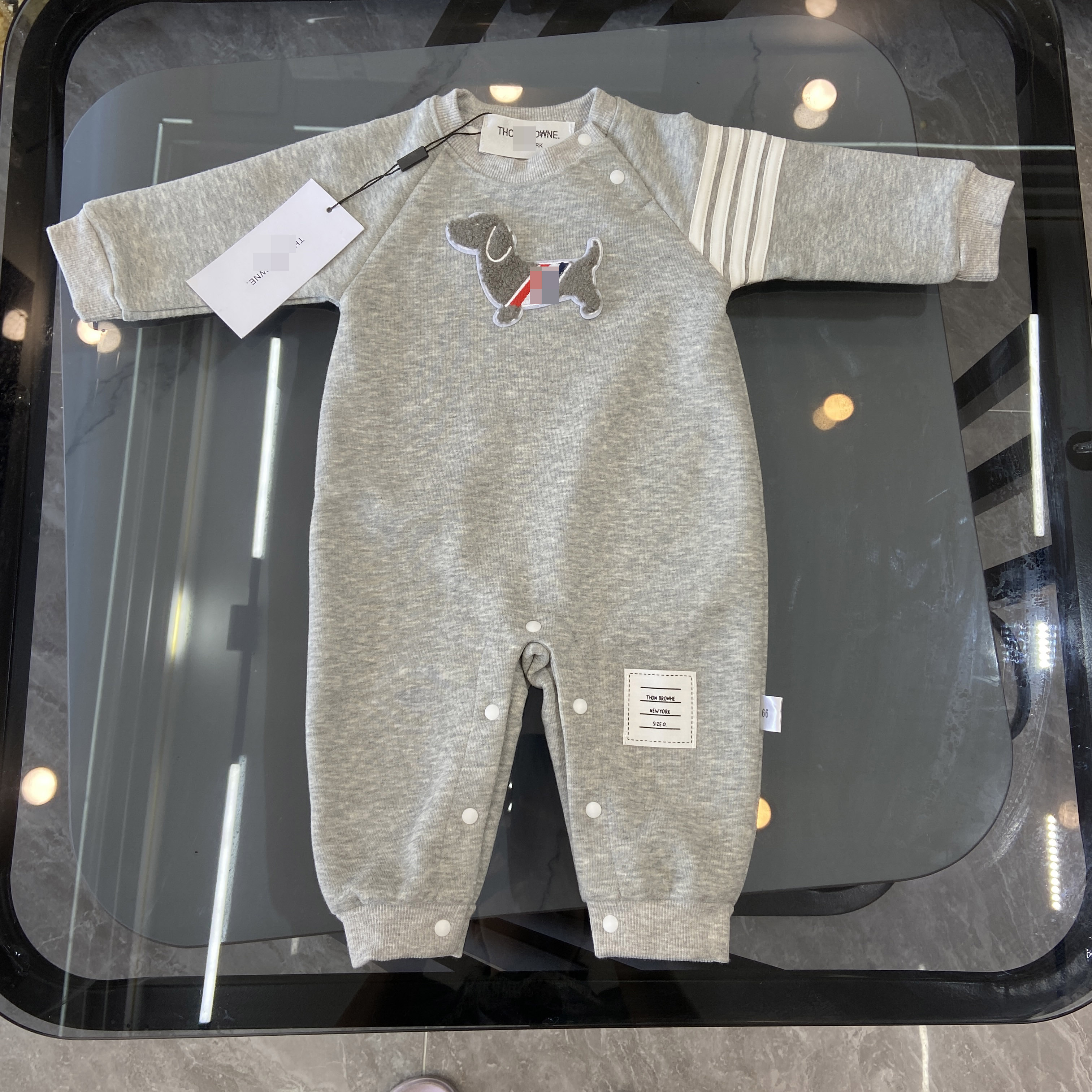 婴儿衣服秋冬洋气学院风连体衣