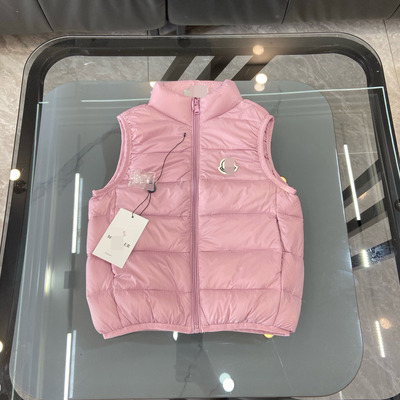 女童轻薄羽绒马甲柔软舒适