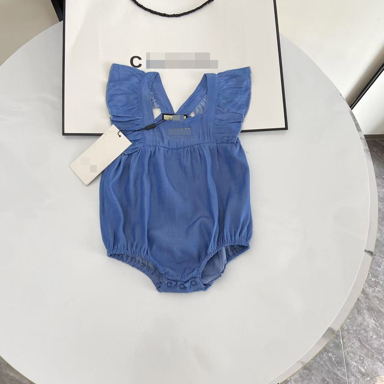 女童夏季爬爬服婴儿外出服