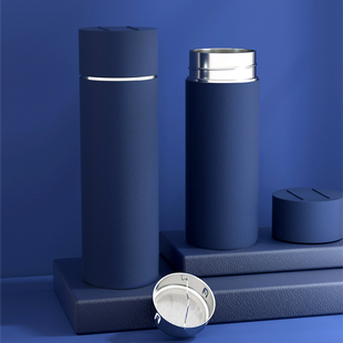 1900S商务办公水杯子便携车载泡茶纯钢高品质316不锈钢保温杯男士