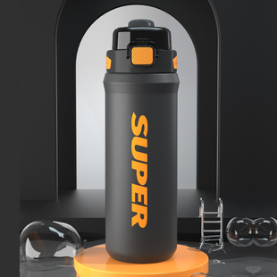 御玺N002正品不锈钢保温杯学生运动水壶防摔水壶轻便携弹跳吸管杯