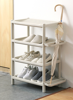 多层简易鞋架子防尘家用宿舍门口塑料组装现代简约客厅浴室拖鞋架