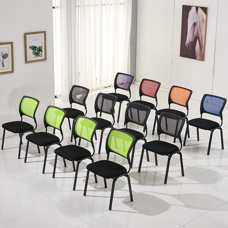 新闻椅网布会议椅弓形办公椅家用电脑椅简约会议室椅子靠背培训椅