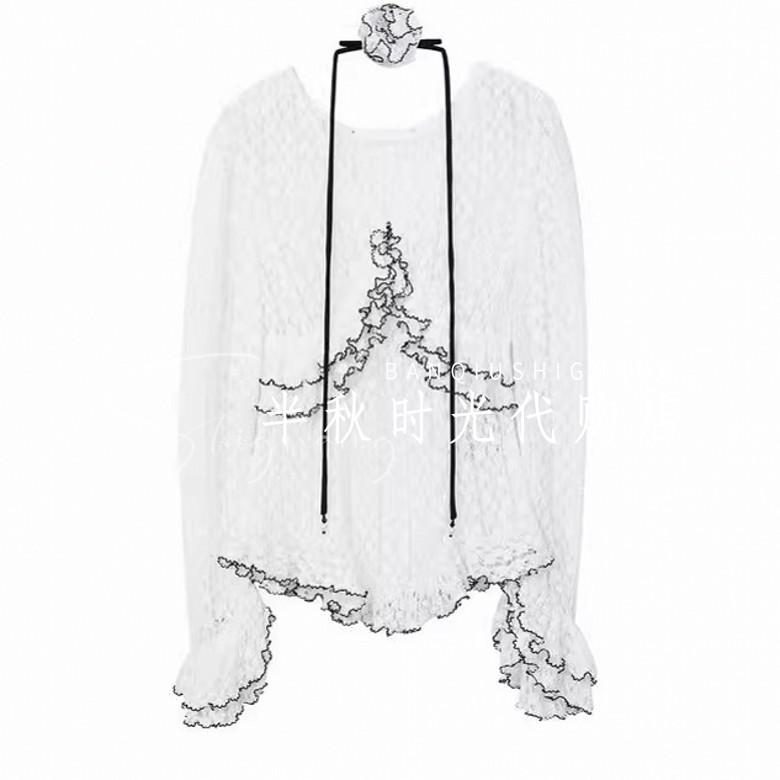 （小魔女）特价！LeFa拉**姆25年秋上衣OG25Q21SB012-1399