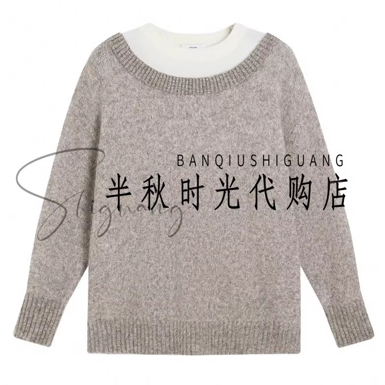 (小魔女)25FWSW07原1980IC*E双皇冠专柜正品25冬假两件廓形针织衫