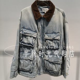 (小魔女)UY25444N437139-3499UOOYAA乌丫专柜正品25冬钓鱼夹克