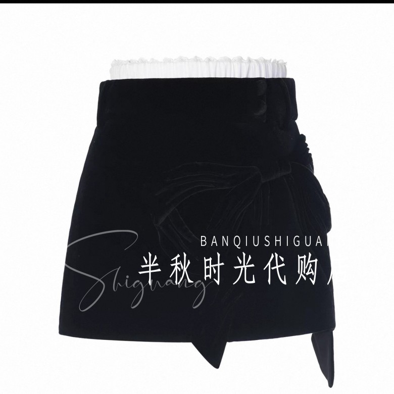 (小魔女)FF25D41SS042原1695LeFa拉**飞姆25冬装甜美花边半身裙