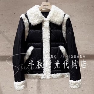(小魔女)Carol卡洛**琳 正品25冬装鹅绒羽绒服XRC6G03B¥4680