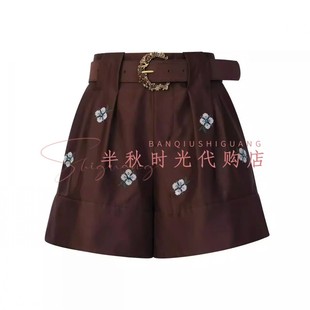 LeFame拉飞姆2026春装花朵刺绣风短裤LF26C61SP004原1895