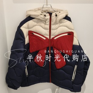 (小魔女)UY25432Y119175原4999乌丫UOOYAA25冬款蝴蝶结羽绒服