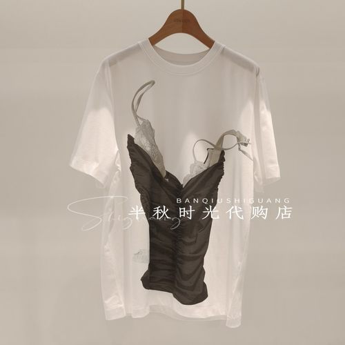 YOUWEI 有尾 2026夏 3D印花短袖T恤 Y1126210 原999