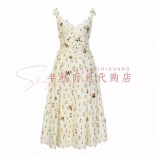 田园印花连衣裙LF26X21SO066原3695 LeFame拉飞姆2026夏装