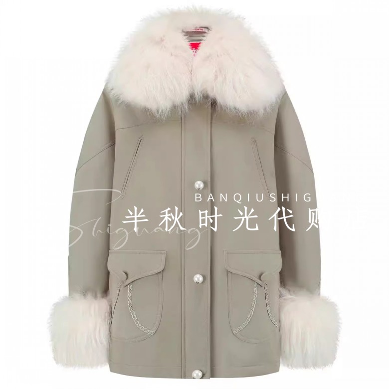 （小魔女）OG-Le拉飞姆正品25冬毛领羽绒服OG25D21DC013--3899