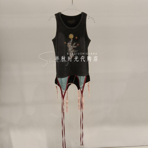 UOOYAA乌丫专柜正品2026夏吊带垂挂叠穿背心UY26252B246167-1799