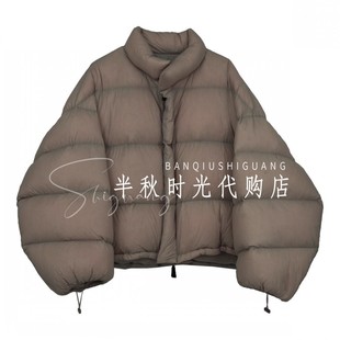 (小魔女)YOUW**EI25冬季廓形立领短款面包羽绒服Y2825401原2999