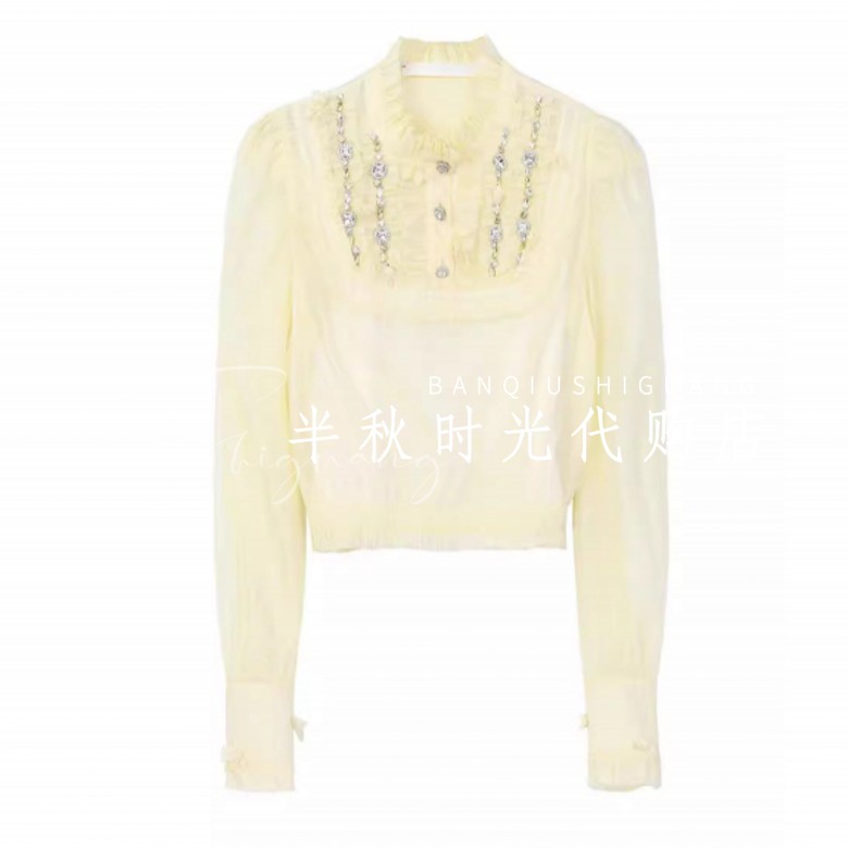 （小魔女）特价！LeFe拉**飞姆25年秋上衣OG25Q31SB049-1499