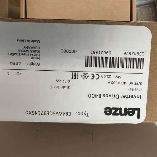 {议价}伦茨变频器E84AVSCE3714SX0
