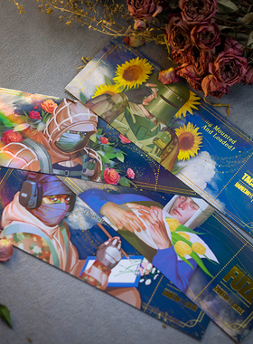 砚池原创彩虹六号r6s俄罗斯干员烫金双面镭射票机枪哥fuze现货