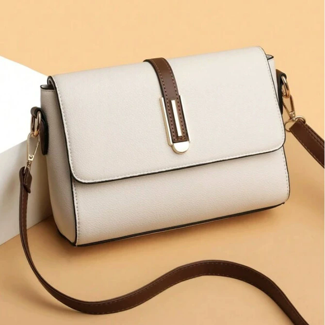 2025 spring soft leather sling bag for women plain bags