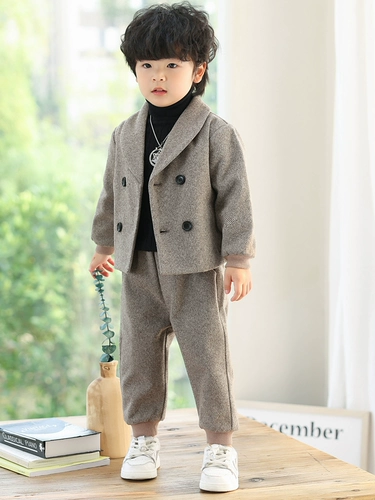 Костюм мальчика цветочника, осенний демисезонный классический костюм для отдыха, в корейском стиле