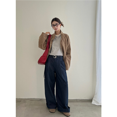 T平台松弛主义阔腿裤3