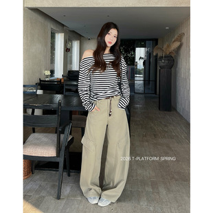 工装 小众休闲裤 16026 高街时尚 韩版 美式 2026早春新款 PLATFORM 裤