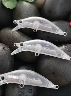 多渔趣日系微物远投沉水米诺空白毛坯鱼饵5cm/5g翘嘴鲈鱼路亚假饵