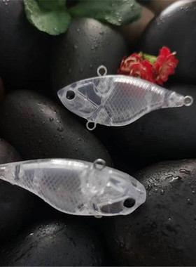 4cm/4g远投带噪音钢珠微物路亚饵vib假饵鱼饵空白毛坯本体假饵