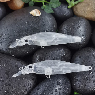 多渔趣日系7.2g 空白裸胚假饵 8.4cm尖嘴浮水米诺路亚饵本体无涂装