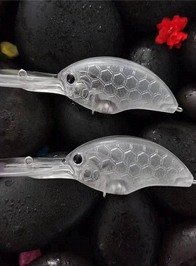 日本OSP摇滚路亚饵空白胚体9cm/10g 长舌深潜摇滚胖子DIY空白本体