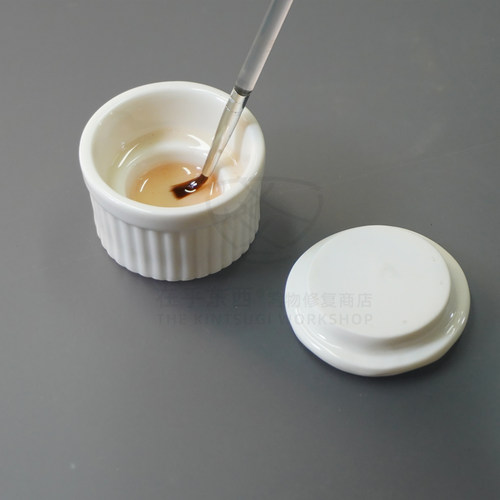 金缮专业洗笔工具大漆多用途清洗陶瓷洗笔杯爪盘指盘调漆在乎东西