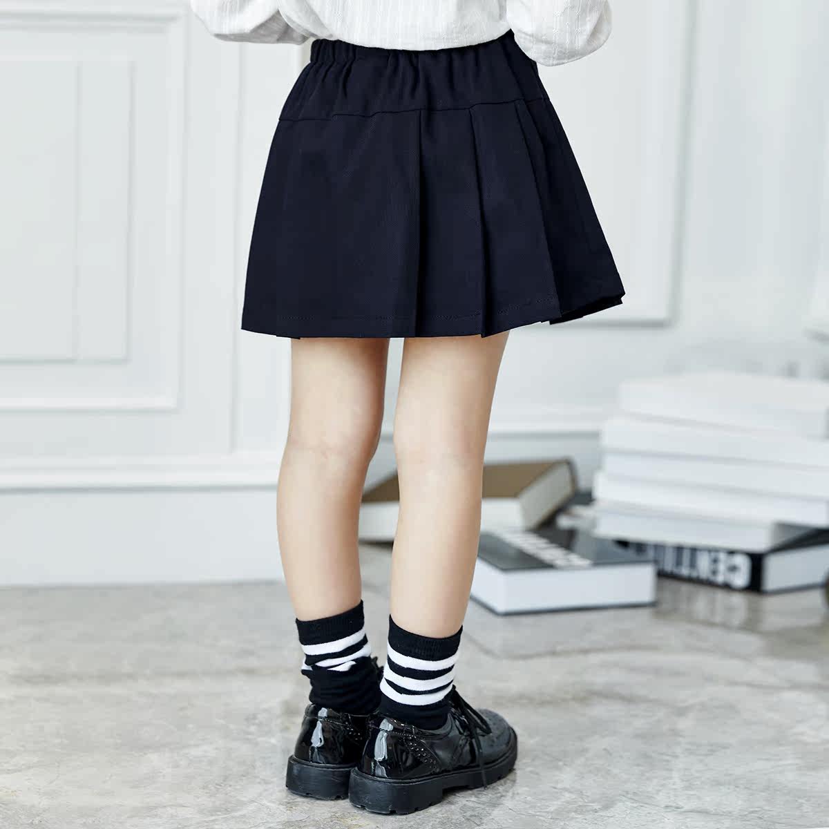 Jupe fillette EPTISON en mélange - Ref 2049847 Image 3