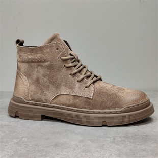 稀缺货亏本清仓特价 真皮马丁靴捡漏尾货英伦复古男靴百搭透气短靴